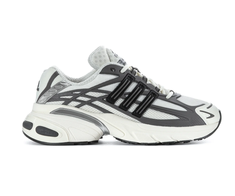 Adidas Adistar White and Grey Sneakers with Black Stripes