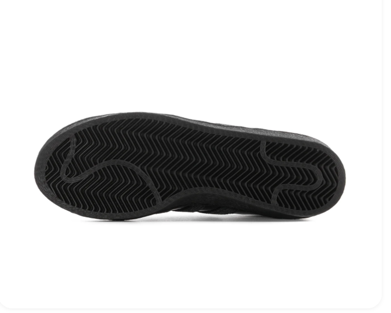 Adidas Black Glossy Sneakers with Orange Lining and Graphic Tongue