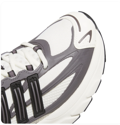 Adidas Adistar White and Grey Sneakers with Black Stripes