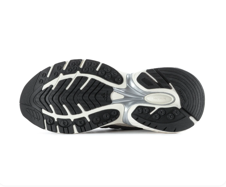 Adidas Adistar White and Grey Sneakers with Black Stripes